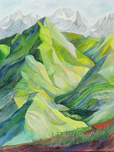 Apuane Alps in the Garfagnana, Tuscany - 27 x 20.75 in