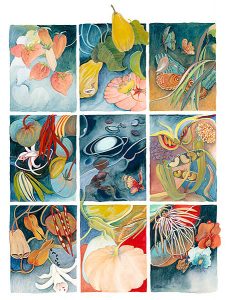Page II, Gardens of Saturn - 21 x 15.5 inches; available as a giclée print